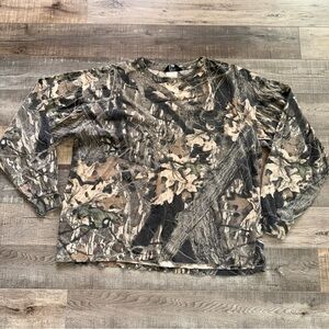 Vintage breakup Camouflage Long Sleeve Men's Shirt XL?